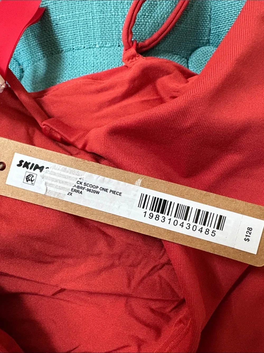 Skims Classic Red One-Piece Swimsuit - Size 2x-new!